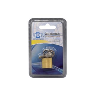 Polished Brass Padlock 20mm
