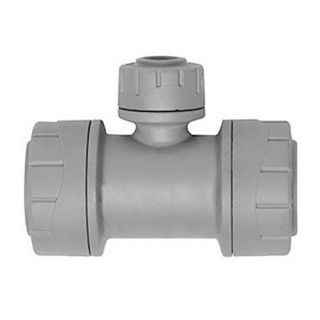 Polyplumb Push Fit Reducing Tee Branch 22x22x15mm