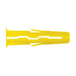 Rawlplug Uno Universal Wallplugs Yellow 5mm Pack of 96
