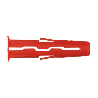 Rawlplug Uno Universal Wallplugs Red 6mm Pack of 96