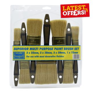 SEAGULL Superior Multi Purpose Brush Set 7Pcs