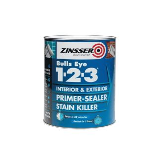 ZINSSER Bulls Eye 1-2-3 Primer Stain Block 1L