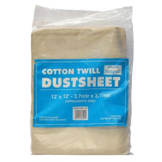 Seagull Cotton Twill Dustsheet 12ft x 12ft