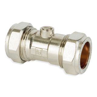 Isolating Valve Chrome CxC CP 15mm