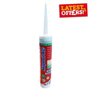 MAPEI Mapesil Silicone AC Colour Sealant 100 White 310ml