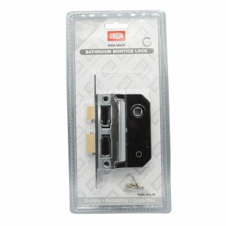 Union Bathroom Lock Satin 3in