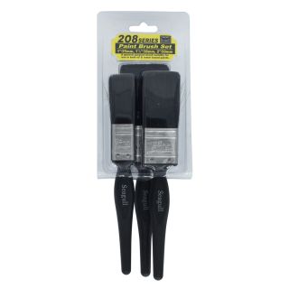 SEAGULL Brush 208 3Pcs Set 1,11/2,2in Black