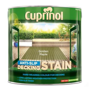 CUPRINOL Decking Stain Colour & Protection - Matt 2.5L Gold Maple