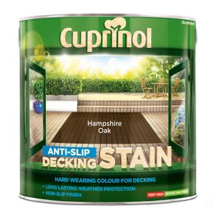 CUPRINOL Decking Stain Colour & Protection - Matt 2.5L Hamp Oak