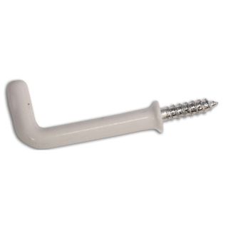 Square Hook Coated 31mm Pack of 4