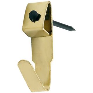 Picture Hooks Brass Pack of 3