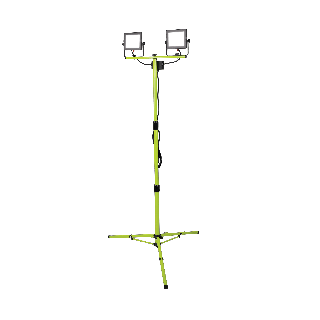 Luceco Eco Twin Head LED Tripod Work Light IP652 x 1600L 20W