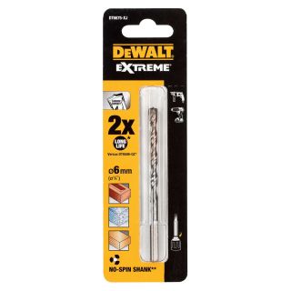 DEWALT Extreme Masonry Drill Bit 6mm x 100mm