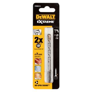 DEWALT Extreme Masonry Drill Bit 7mm x 100mm