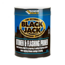 Everbuild Black Jack Bitumen Flashing Primer Paint Black ...