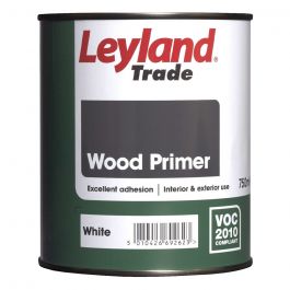 Leyland Trade Wood Primer Paint White 2.5L - Leyland SDM