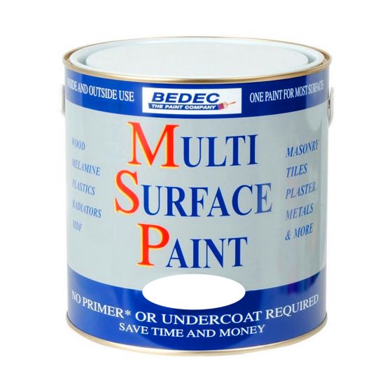 Bedec MSP Multi Surface Paint Gloss White 2.5L