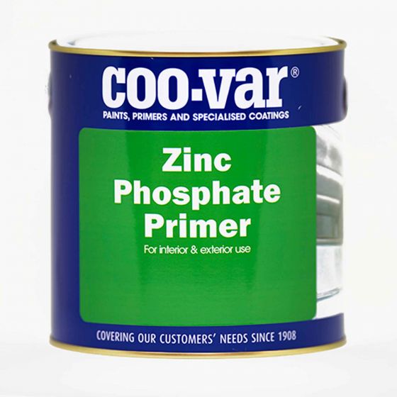 Coo Var Zinc Phosphate Primer Paint Grey 1L