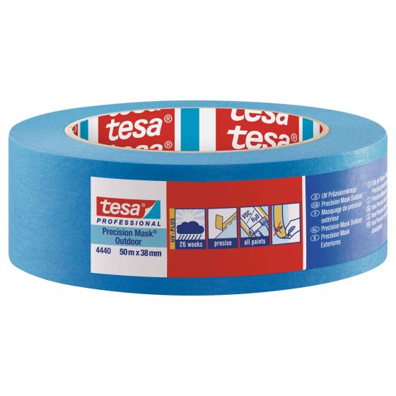 Tesa Precision Masking Tape Outdoor Blue 38mm x 50m Roll