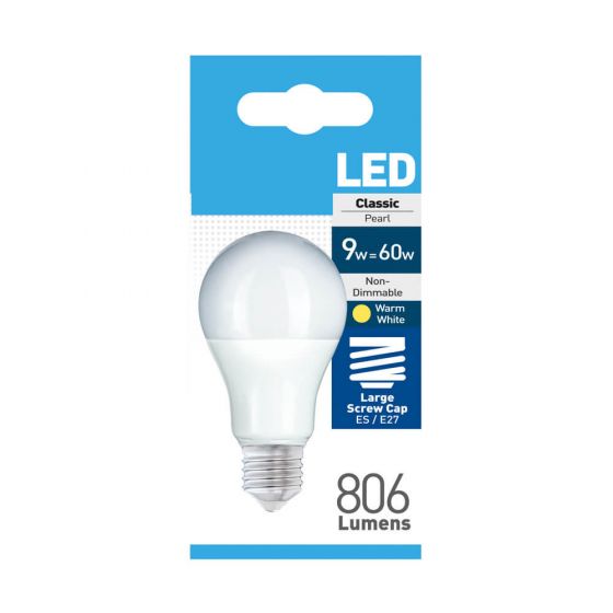 Status Light Bulb LED GLS ESE27 9W