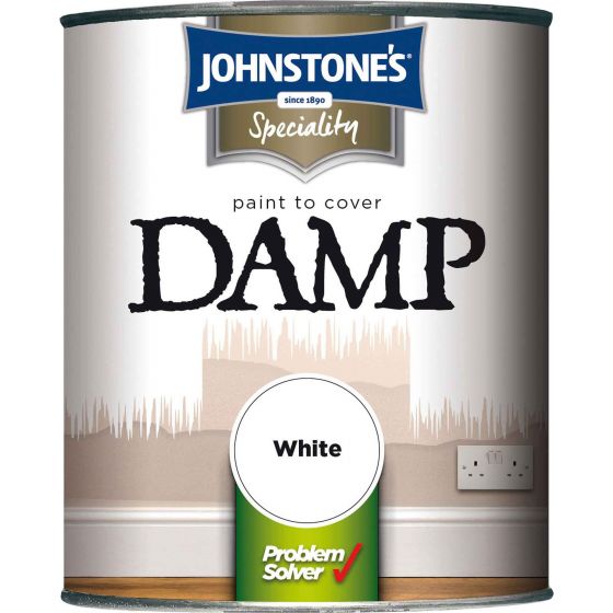 Johnstones Trade Damp Proof Paint White 750ml