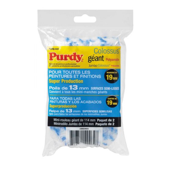 Purdy Colossus Jumbo Mini Roller Sleeve 4.5in Twin Pack