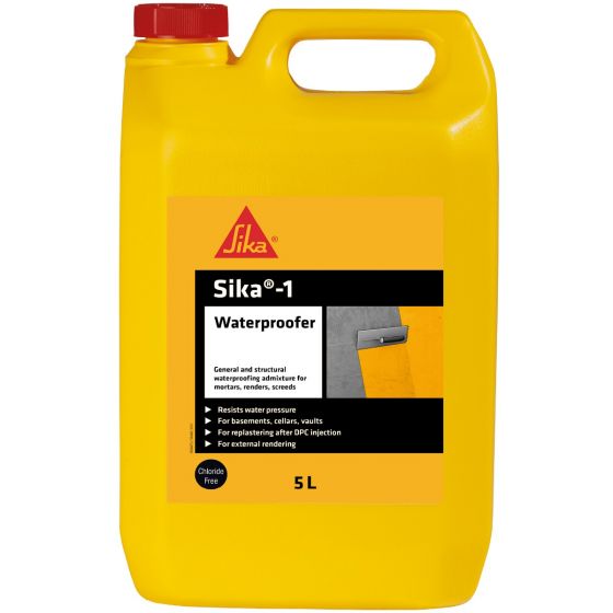 Sika Sika1 Waterproofer Water Proofing Admixture 5L