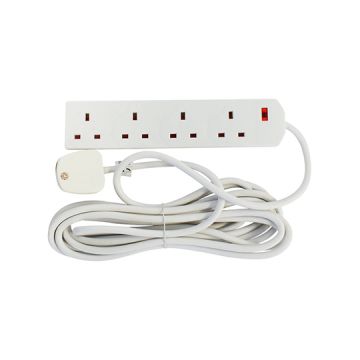 Extension Cable Lead 4 Gang 5m