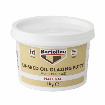 Bartoline Multi Purpose Linseed Oil Putty Natural 1kg