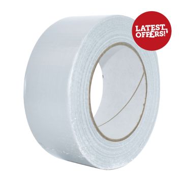 Heavy Duty Gaffer Tape - White 50mmx50m