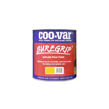 Coo Var Suregrip Anti-Slip Floor Paint Yellow 1L