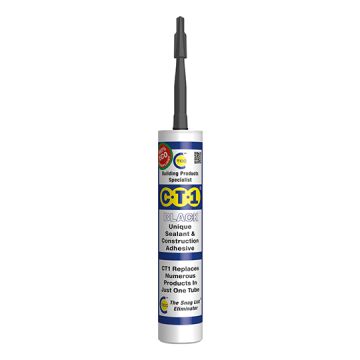 CT1 Unique Sealant & Construction Adhesive Black 290ml