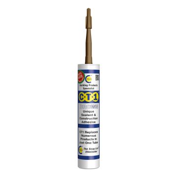 CT1 Unique Sealant - Construction Adhesive 290ml Brown