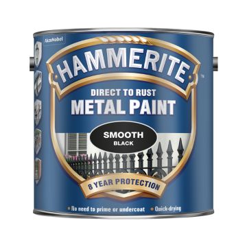 HAMMERITE Metal Paint - Smooth Finish 750ml Black
