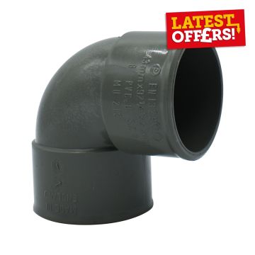 Solvent Waste Knuckle Bend 90 40mm