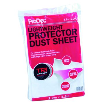 PRODEC Lightweight Protector Dustsheet 3.2m x 3.2m