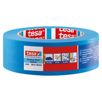 Tesa Precision Masking Tape Outdoor Blue 38mm x 50m Roll