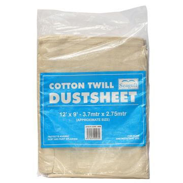 Seagull Cotton Twill Dustsheet 12ft x 9ft