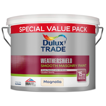 DULUX Trade Weathershield Masonry Smooth 7.5L Magnolia