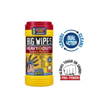 BIG WIPES Heavy-Duty Pro+ wipes 100 tub