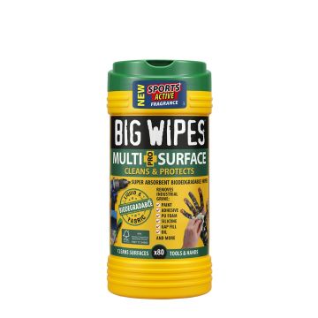 BIG WIPES Multi-Surface Pro+ bio wipes 80 tub