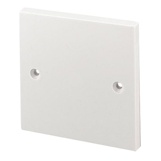 Blank Plate White 1 Gang