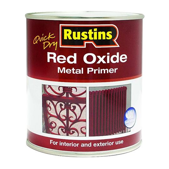 Rustins Quick Dry Red Oxide Metal Primer 250ml Leyland SDM