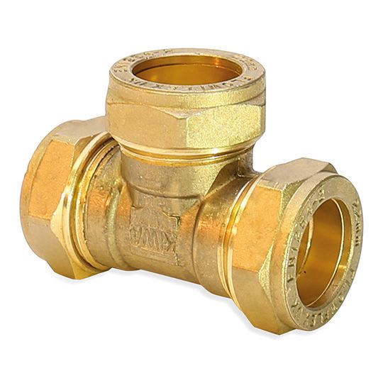 Compression Equal Tee 15mm
