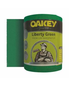 Oakey Liberty Green Sanding Roll 120G 115mm x 5m