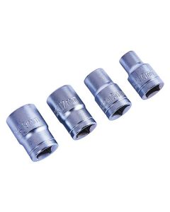 Amtech Socket Set 1/2in Drive 10-19mm 4 Pieces
