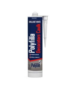 POLYCELL Dec Caulk Flexible Polyfilla 380ml B/White