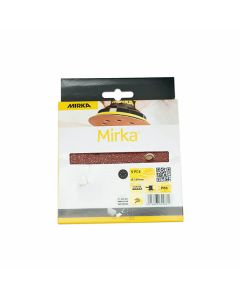 Mirka Sanding Discs Hook & Loop 60G 125mm Pack of 5