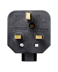 Plug Rubber Black 13A