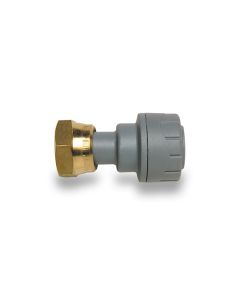 Polyplumb Push Fit Tap Connector Straight 15mm x 1/2in